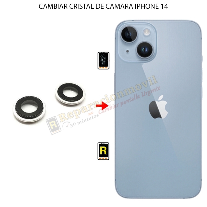 Cambiar Cristal Cámara Trasera iPhone 14