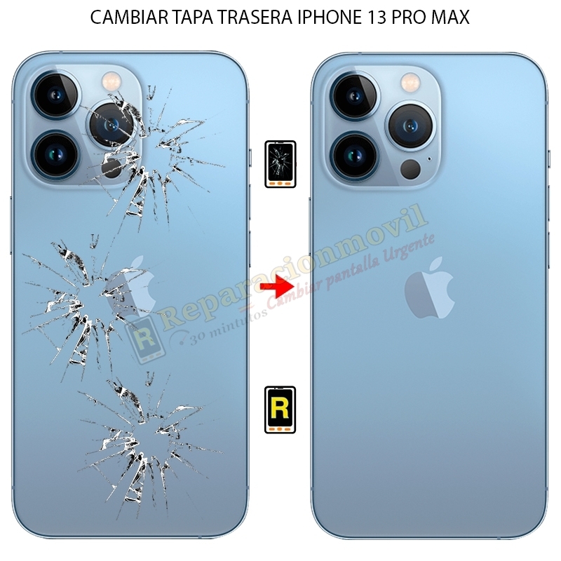 Tapa Cristal Trasera iPhone 12 - Azul
