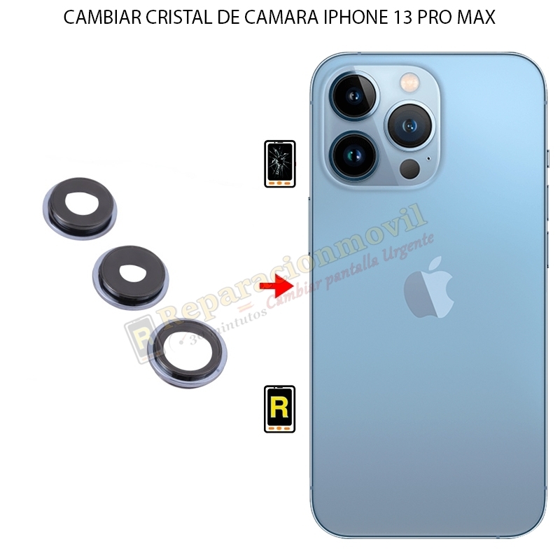 Cambiar Cristal Cámara Trasera iPhone 13 Pro Max