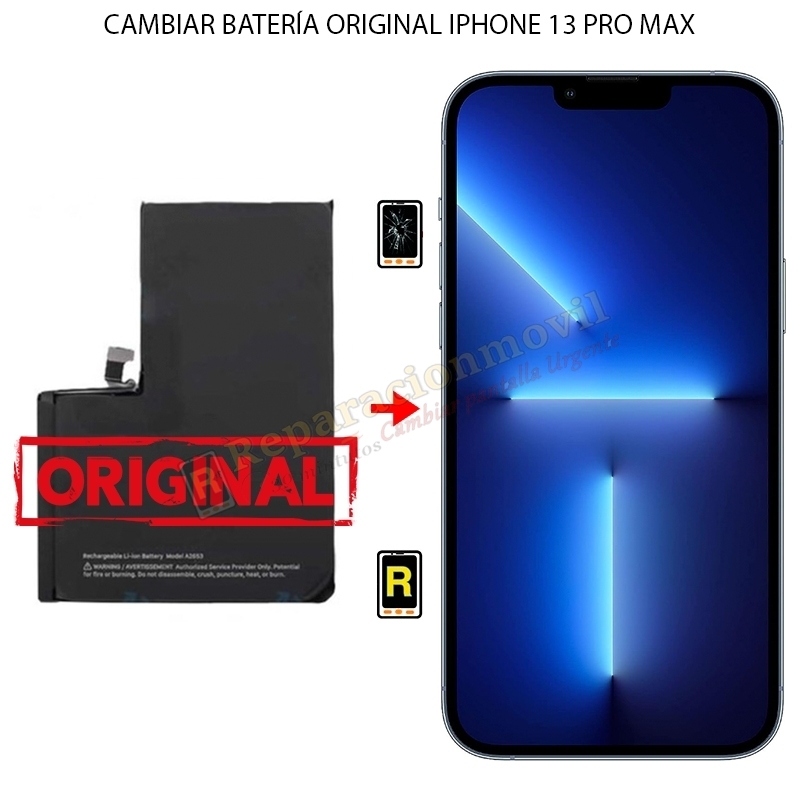 Cambiar Batería iPhone 13 Pro Max Original
