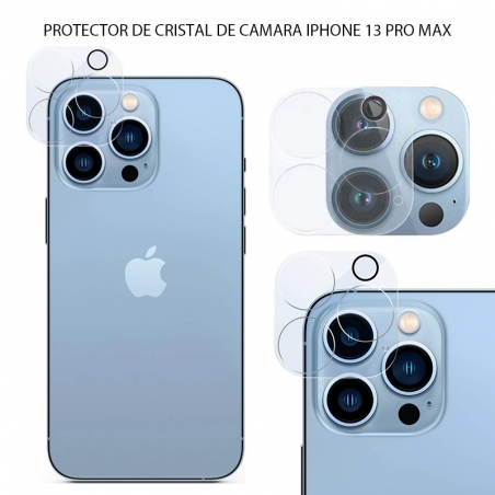 Protector Cristal Cámara Trasera iPhone 13 Pro Max