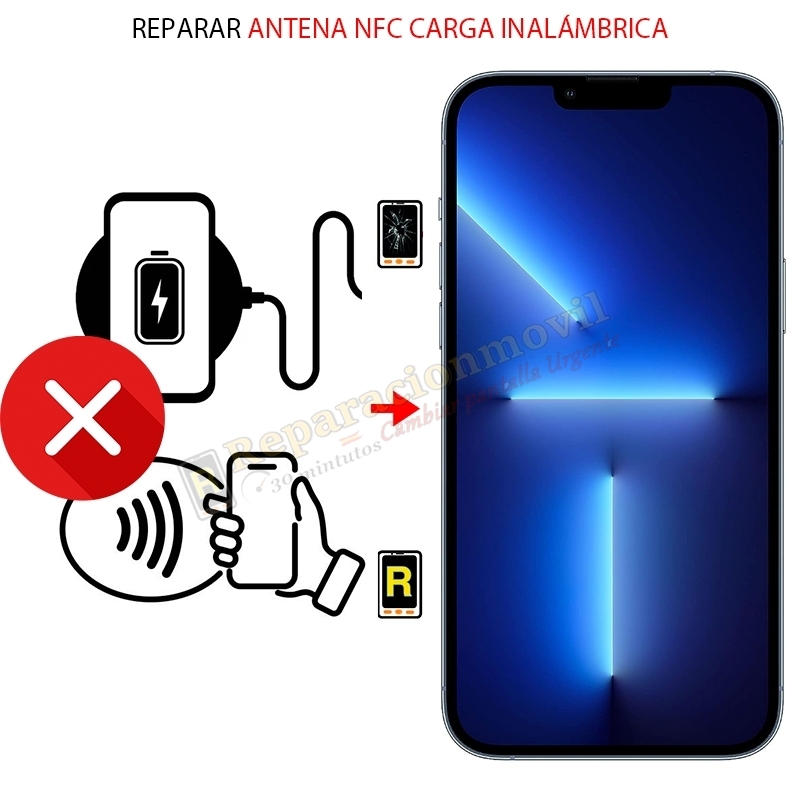 Reparar Carga inalámbrica NFC iPhone 13 Pro Max