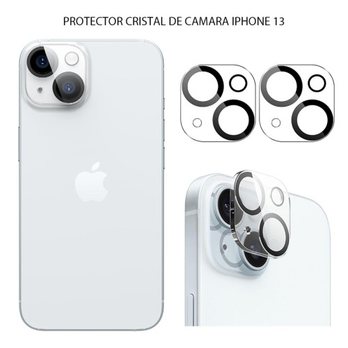 Protector Cristal Cámara Trasera iPhone 13