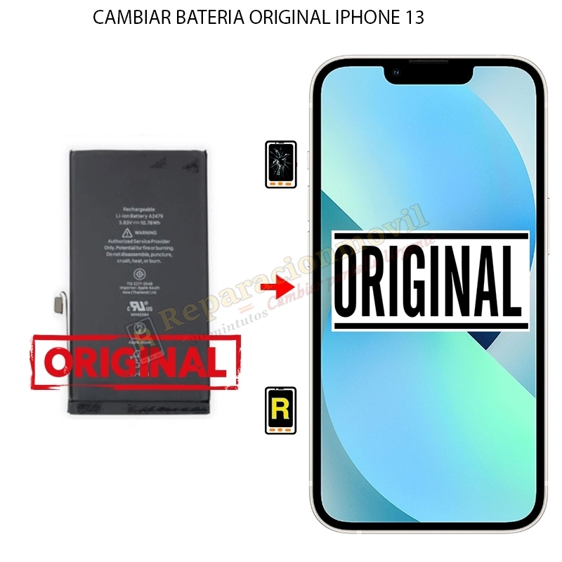 Cambiar Batería iPhone 13 Original