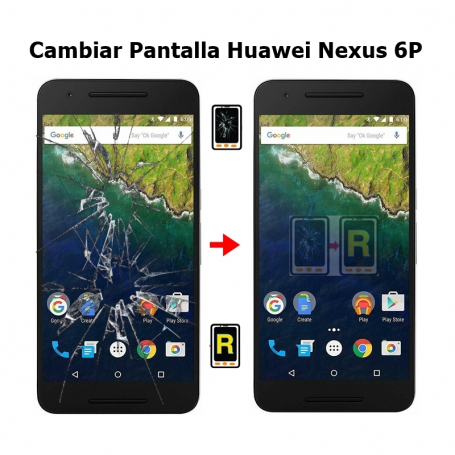 Cambiar Pantalla Huawei Nexus 6P