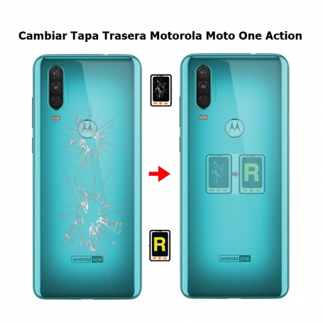 Cambiar Tapa Trasera Motorola One Action