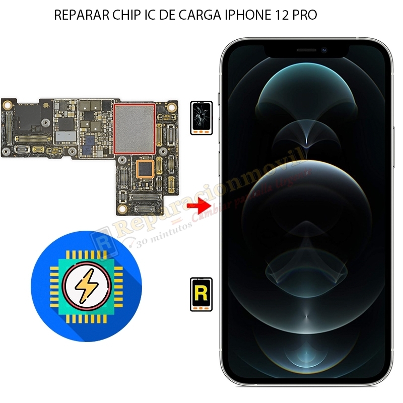 Cambiar Chip de Carga iPhone 12 Pro