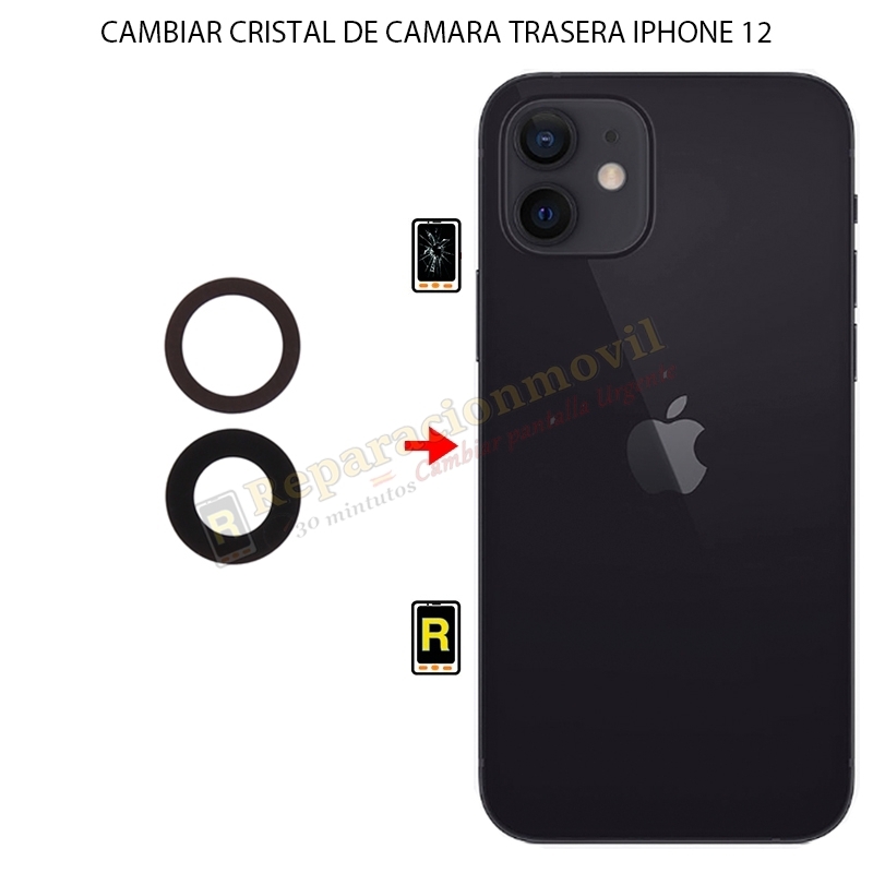 Cambiar Cristal Cámara iPhone 12
