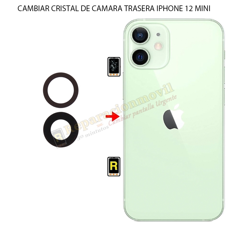Cambiar Cristal Cámara iPhone 12 Mini