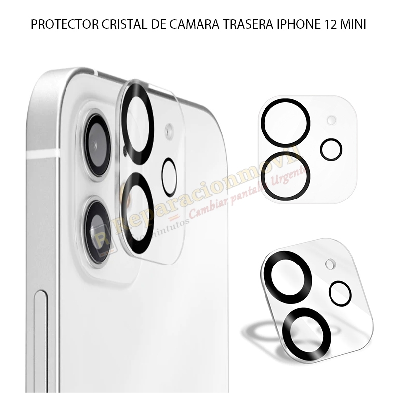 Protector Cristal Cámara Trasera iPhone 12 Mini