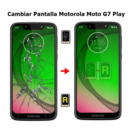 Cambiar Pantalla Motorola Moto G7 Play