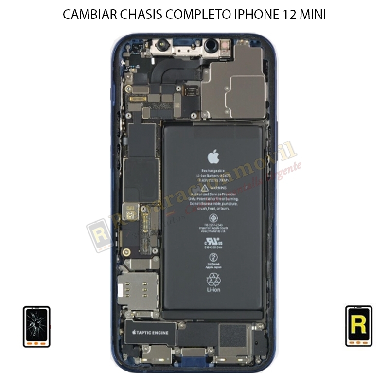 Cambiar Marco Chasis iPhone 12 Mini