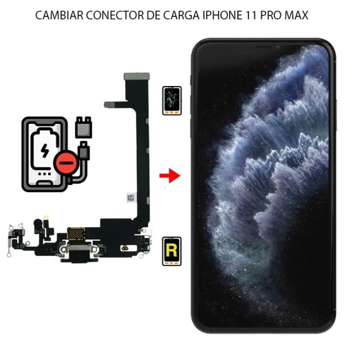 Cambiar Conector de Carga iPhone 11 Pro Max
