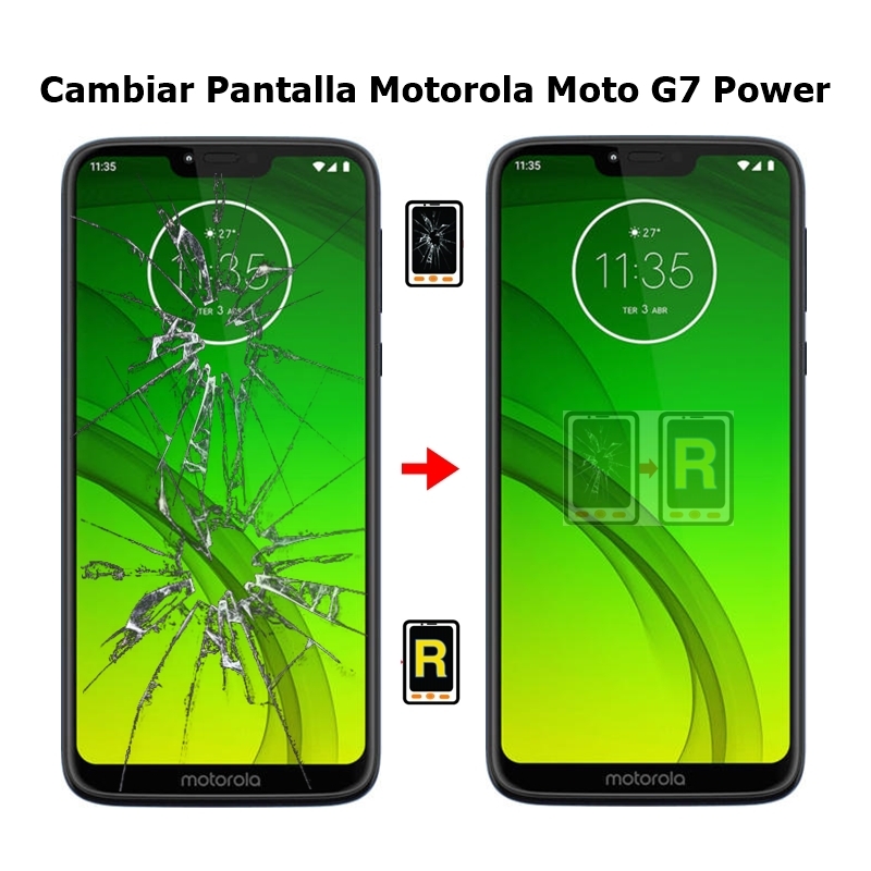 Cambiar Pantalla Motorola Moto G7 Power