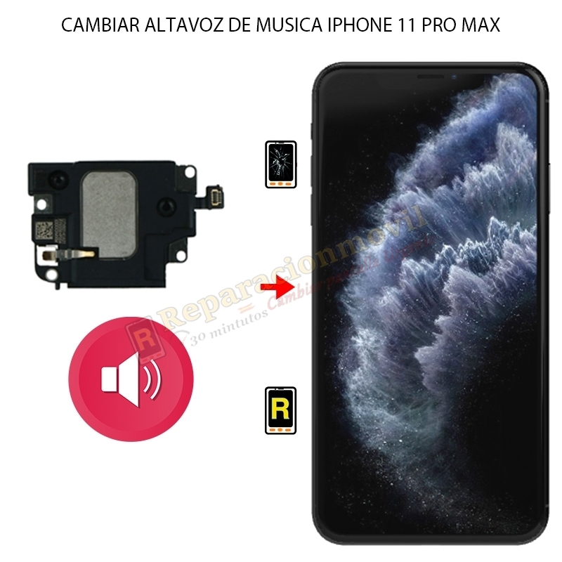 Cambiar Altavoz de Música iPhone 11 Pro Max
