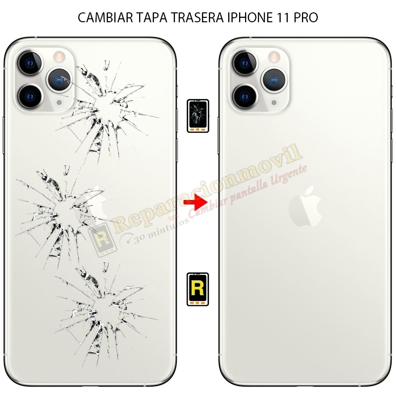 Cambiar Cristal Trasero iPhone 11 Pro