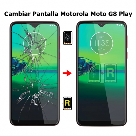 Cambiar Pantalla Motorola Moto G8 Play XT2015