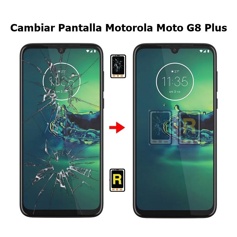 Cambiar Pantalla Motorola Moto G8 Plus