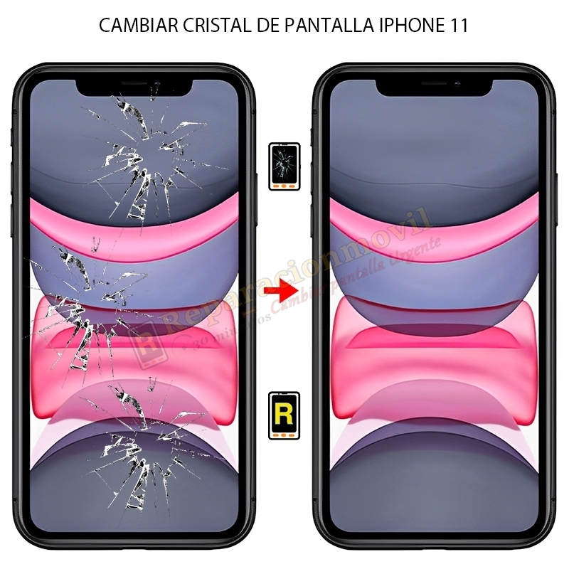 Protector de pantalla de cristal para iPhone envió desde Madrid en 24h