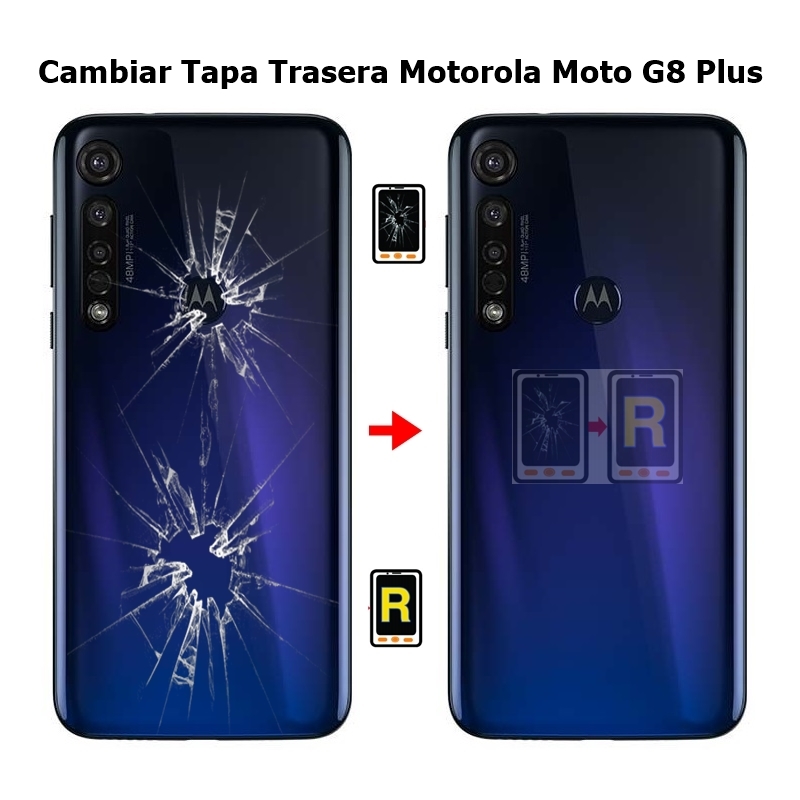Cambiar Tapa Trasera Motorola Moto G8 Plus