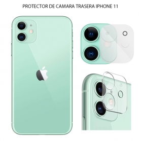 Protector Cristal Cámara Trasera iPhone 11