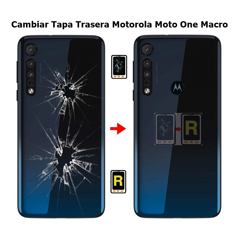 Cambiar Tapa Trasera Motorola One Macro