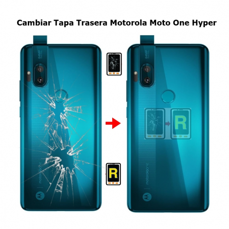Cambiar Tapa Trasera Motorola Moto One Hyper
