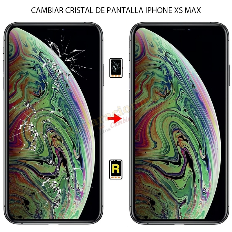 Cambiar iPhone XS MAX Cristal De Pantalla