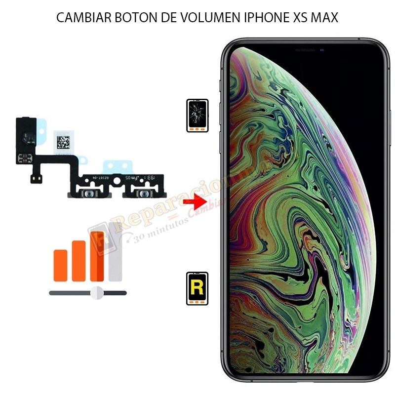 Cambiar Botón Volumen iPhone XS Max