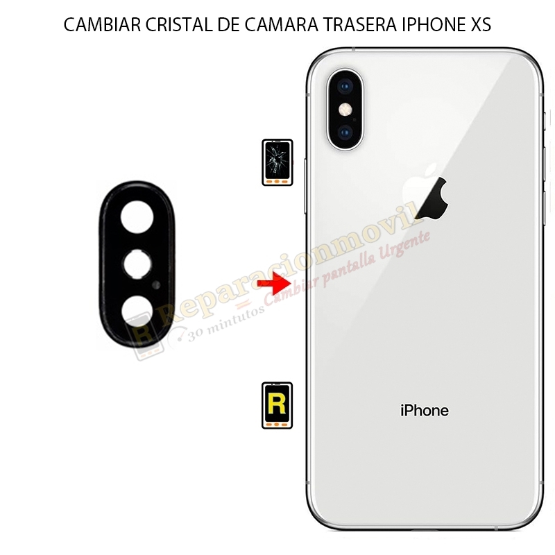 Cambiar Cristal Cámara iPhone XS