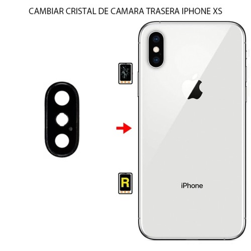 Cambiar Cristal Cámara iPhone XS