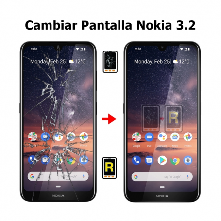 Cambiar Pantalla Nokia 3.2