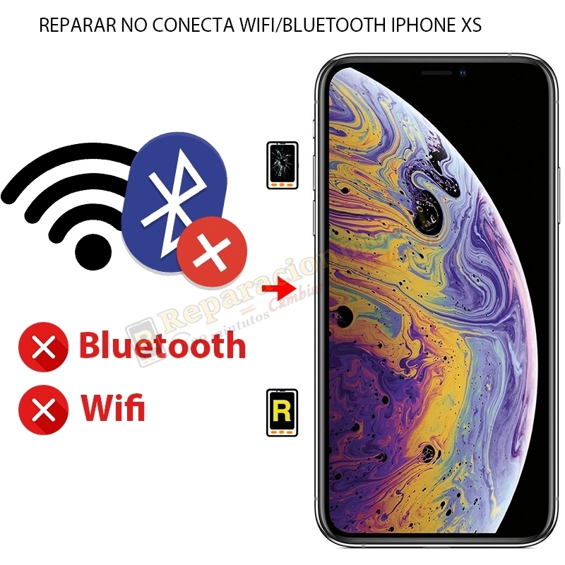 Reparar iPhone XS No conecta Wifi Bluetooth
