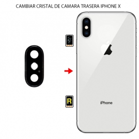 Cambiar Cristal Cámara iPhone X
