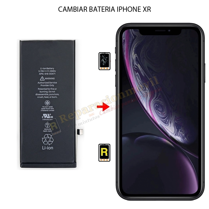 Sustitución de batería iPhone XR - phonexpres