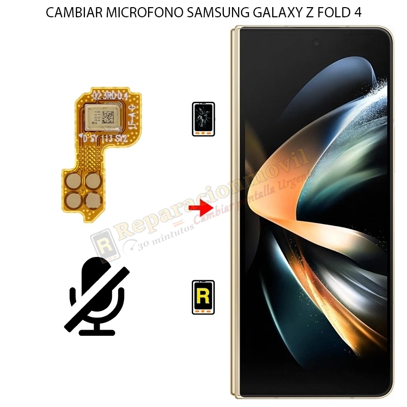 Cambiar Micrófono Samsung Galaxy Z Fold 4