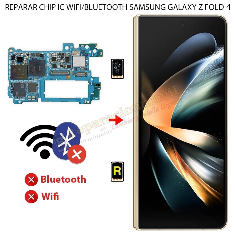 Reparar Chip IC Wifi Bluetooth Samsung Galaxy Z Fold 4