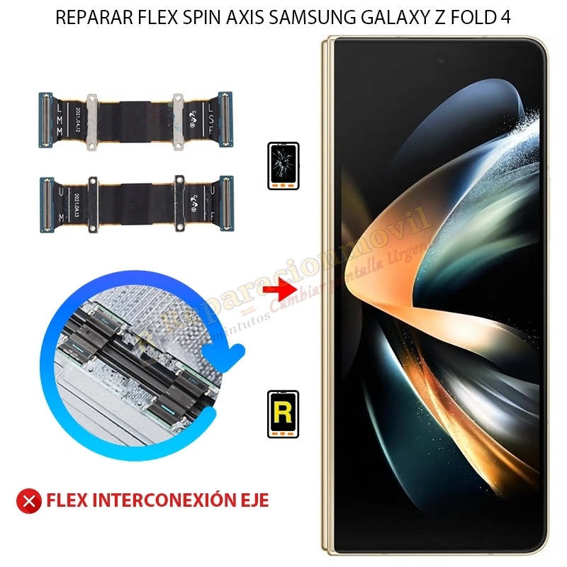 Cambiar Flex Spin Axis Samsung Galaxy Z Fold 4