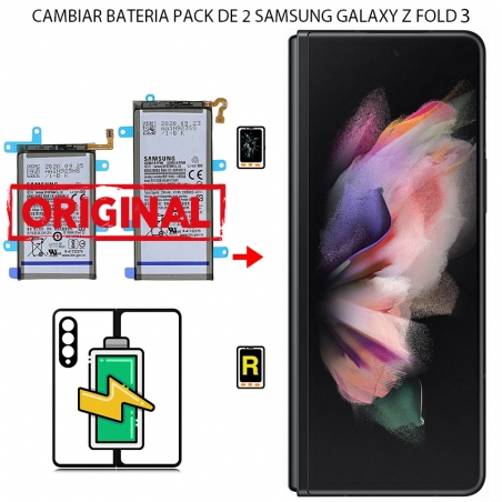 Cambiar Pack 2 Baterías Samsung Galaxy Z Fold 3