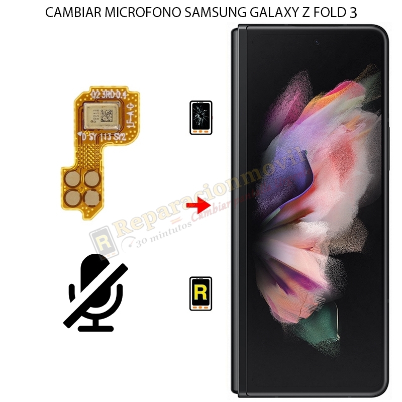 Cambiar Micrófono Samsung Galaxy Z Fold 3