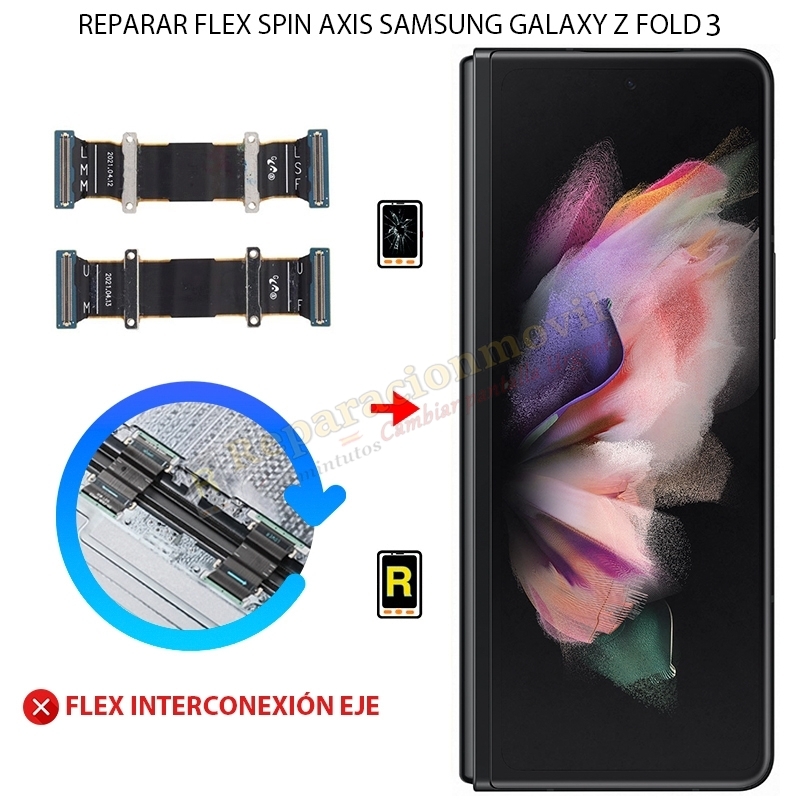 Cambiar Flex Spin Axis Samsung Galaxy Z Fold 3