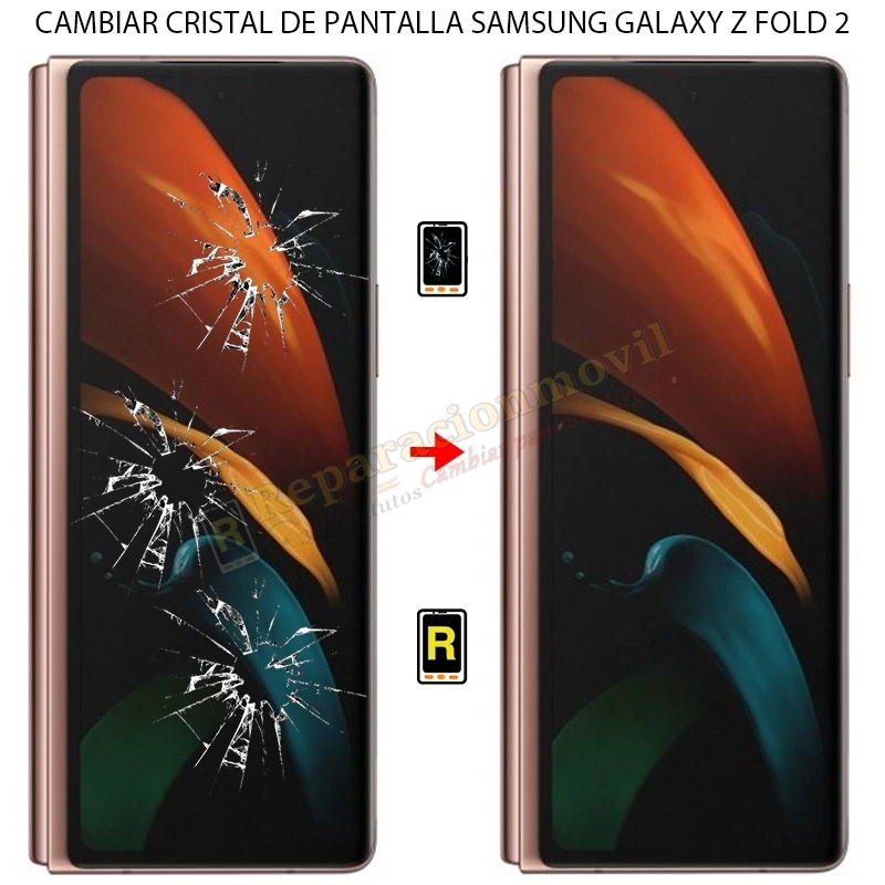 Cambiar Cristal de Pantalla Externa Samsung Galaxy Z Fold 2