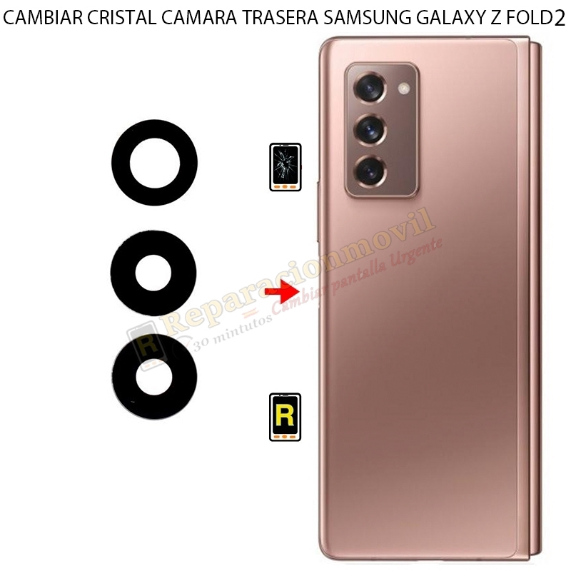 Cambiar Cristal De Cámara Trasera Samsung Galaxy Z Fold 2 5G
