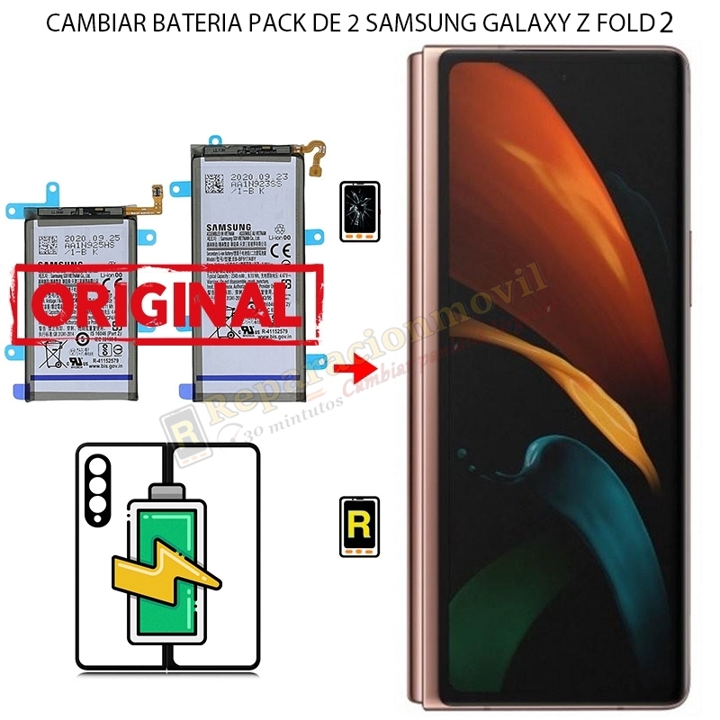 Cambiar Pack 2 Baterías Samsung Galaxy Z Fold 2