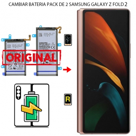 Cambiar Pack 2 Baterías Samsung Galaxy Z Fold 2