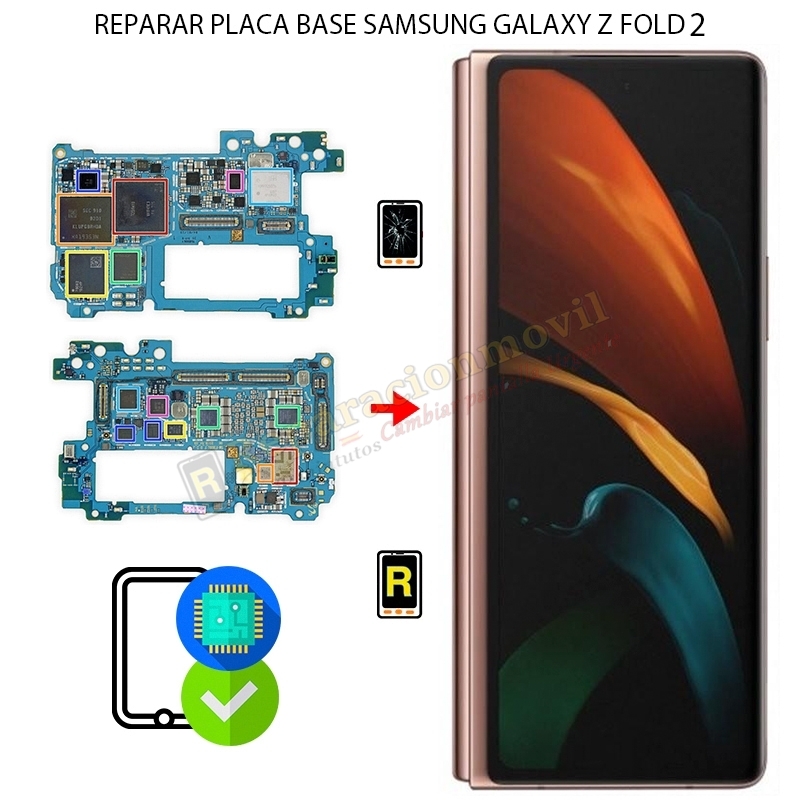 Reparar Placa Base Samsung Galaxy Z Fold 2