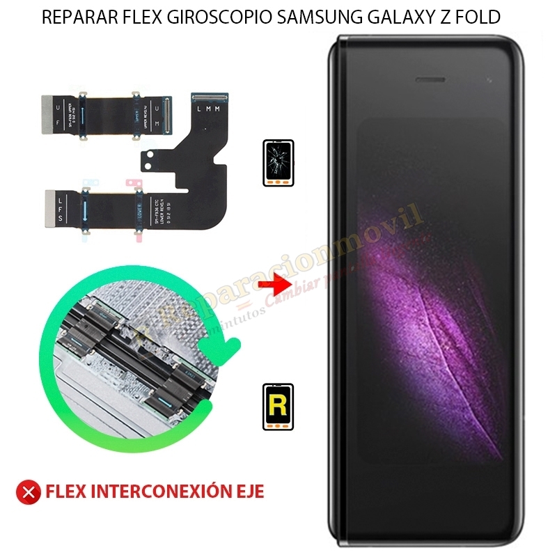 Cambiar Flex Giroscopio Samsung Galaxy Z Fold 5G