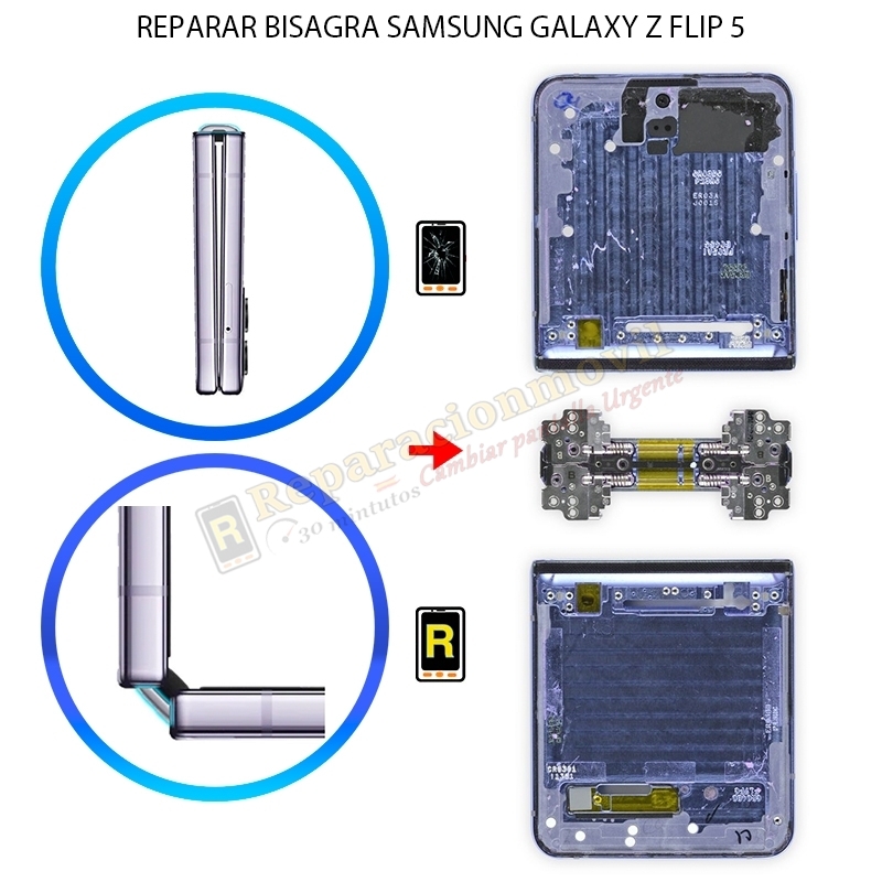 Reparar Bisagra Samsung Galaxy Z Flip 5