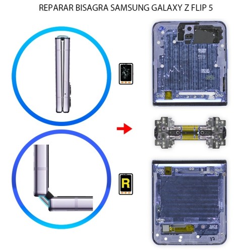 Reparar Bisagra Samsung Galaxy Z Flip 5