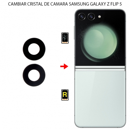 Cambiar Cristal Cámara Trasera Samsung Galaxy Z Flip 5 5G